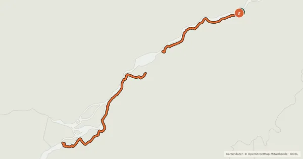 Kartenübersicht der Radroute Route Verte 3