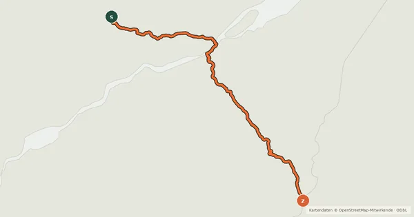Kartenübersicht der Radroute Route Verte 6
