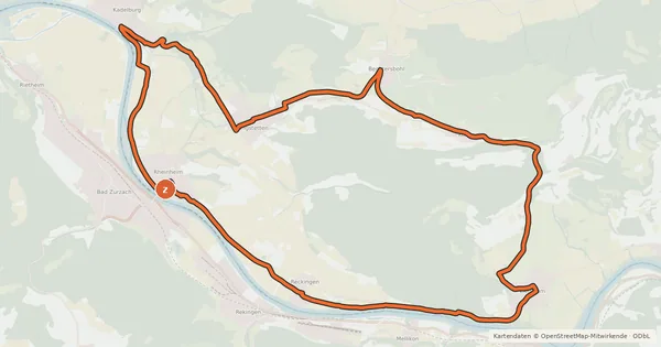 Kartenübersicht der Radroute RouteWT 4 - Küssaburg-Tour