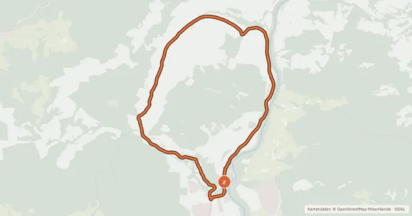 Kartenübersicht der Radroute Rund um die Landsberge