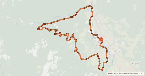 Kartenübersicht der Radroute S 308 Trophy Training G