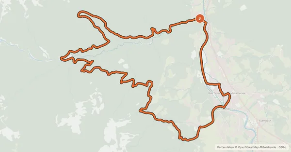 Kartenübersicht der Radroute S 310 Hochmuth Runde