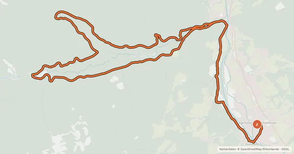 Kartenübersicht der Radroute S 314 Weißenbach Runde