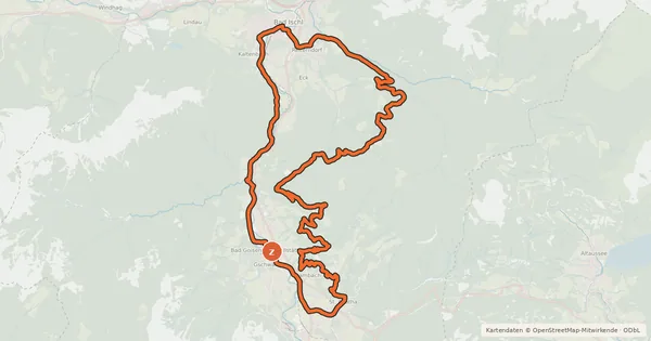 Kartenübersicht der Radroute S 430 Kaiser Runde
