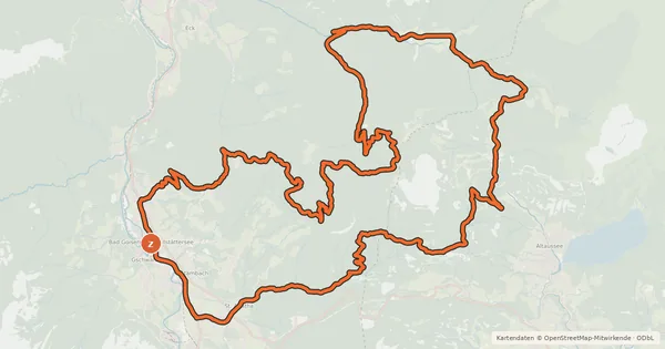 Kartenübersicht der Radroute S 502 Raschberg Runde