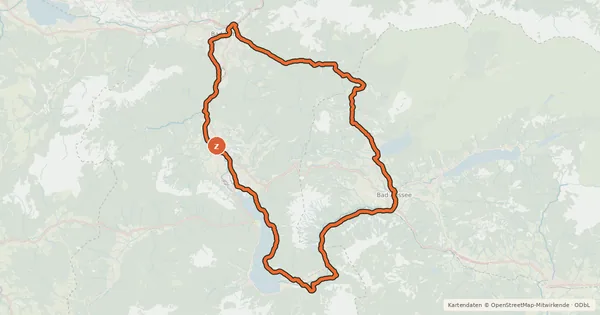 Kartenübersicht der Radroute S 510 K & K Runde