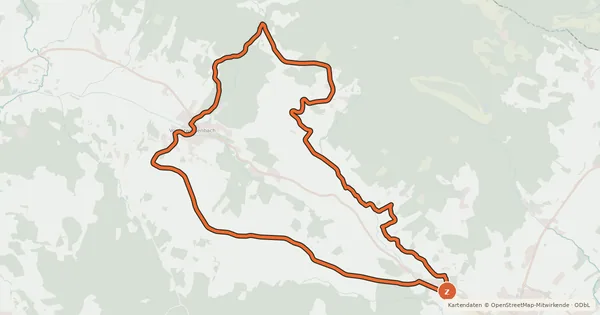 Kartenübersicht der Radroute S5, Vorderweißenbacher Runde