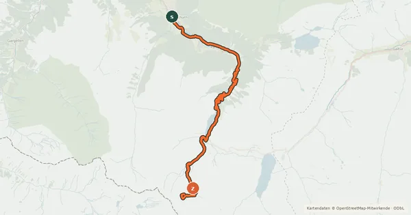 Kartenübersicht der Radroute Saarbrücker Hütte Tour