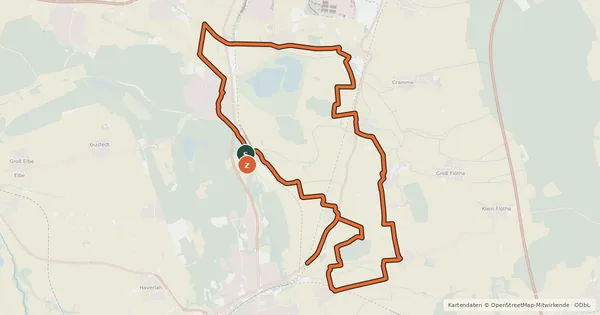 Kartenübersicht der Radroute Salzgitter-Route 31 SO