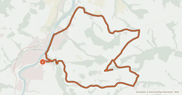 Kartenübersicht der Radroute Sandner Linde Bergtour