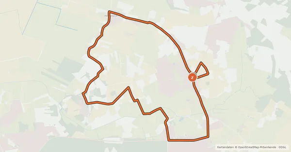 Kartenübersicht der Radroute Schmetterlingstour