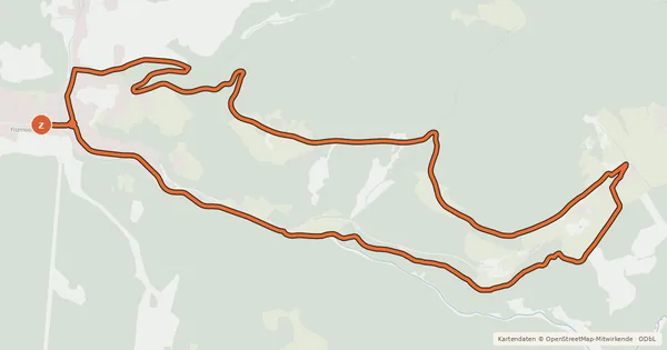Kartenübersicht der Radroute Schnitzberg Runde SW02