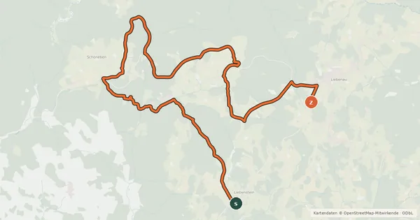 Kartenübersicht der Radroute Schönebener Tour M7