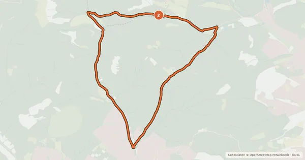 Kartenübersicht der Radroute Schottenhof-Strecke
