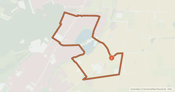 Kartenübersicht der Radroute See Route