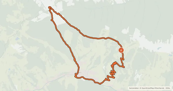 Kartenübersicht der Radroute SH 31 Panorama Alm-Runde