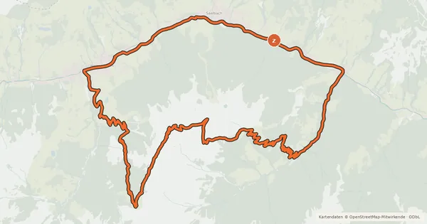 Kartenübersicht der Radroute SH 71 Schattberg-Runde