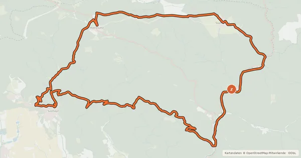 Kartenübersicht der Radroute SH2 (Nonnen- & Förster-Runde)