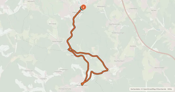 Kartenübersicht der Radroute SI 15