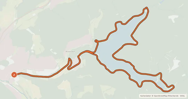 Kartenübersicht der Radroute SI 5