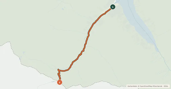 Kartenübersicht der Radroute Singletrail Pfitscherjoch