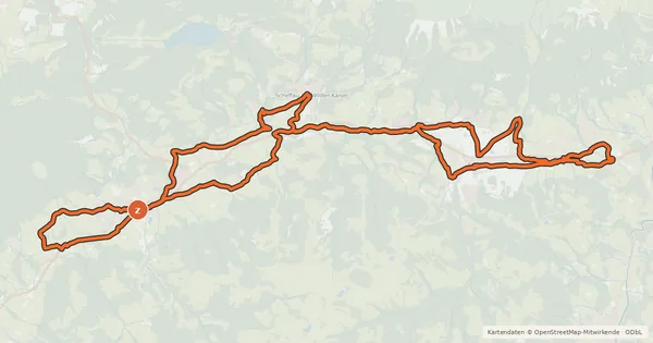 Kartenübersicht der Radroute Sölllandl Radrunde