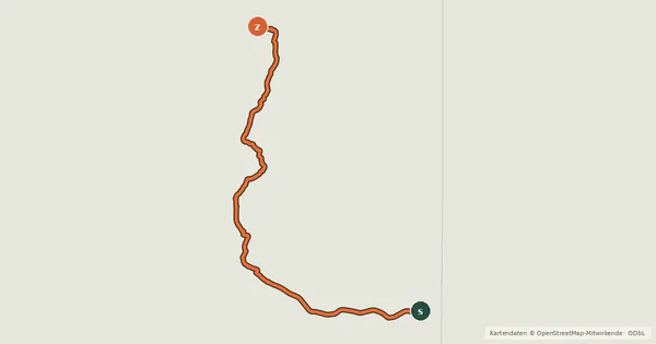 Kartenübersicht der Radroute South Whiteshell Trail (cycle)