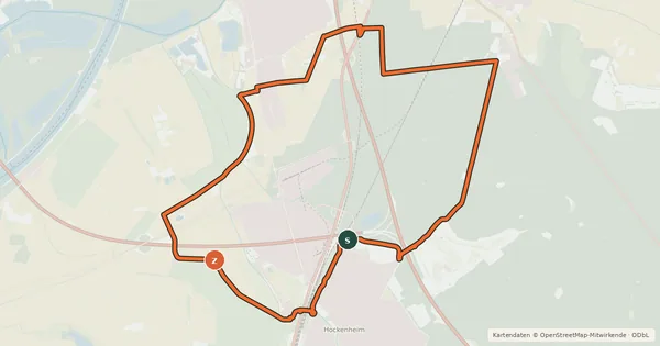 Kartenübersicht der Radroute Sparkassen Route 4
