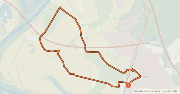 Kartenübersicht der Radroute Sparkassen-Route 5