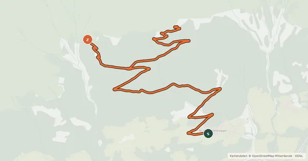 Kartenübersicht der Radroute Speikbodenhütte - Gritzer Alm