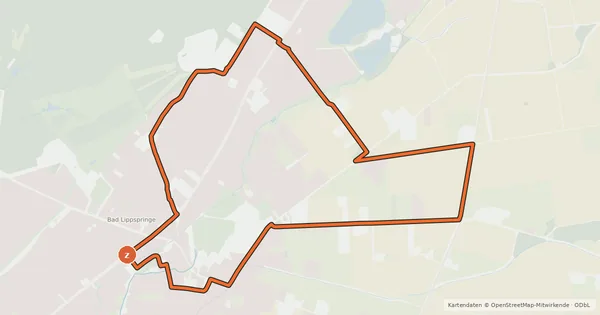 Kartenübersicht der Radroute Stadtroute