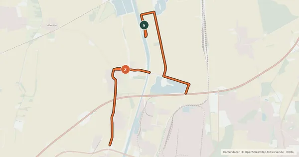 Kartenübersicht der Radroute Stahlroute
