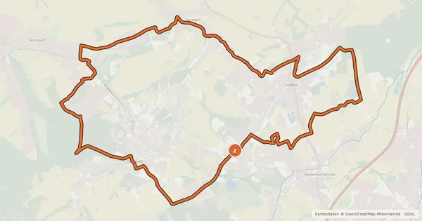 Kartenübersicht der Radroute Steinkohlenweg Rad
