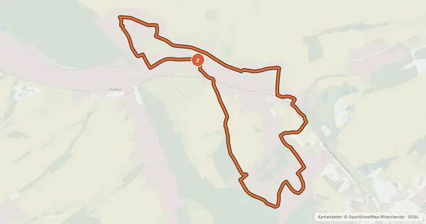 Kartenübersicht der Radroute Steinkohlenweg Rad Hohndorfer Runde