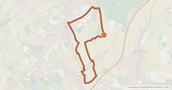 Kartenübersicht der Radroute Steinkohlenweg Rad Niederwürschnitzer Runde