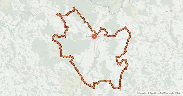 Kartenübersicht der Radroute Sterngartl Mitte