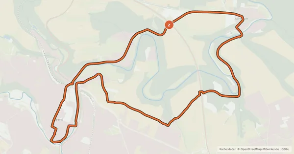 Kartenübersicht der Radroute Stift Zwettl-Tour