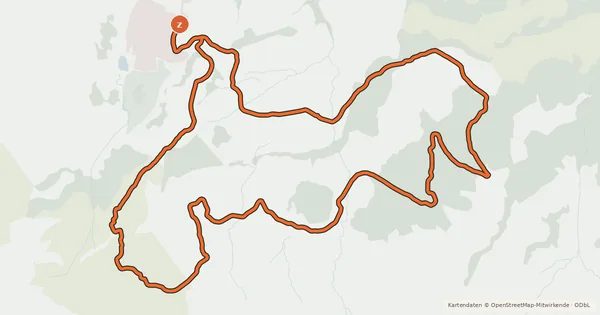 Kartenübersicht der Radroute Stoos Tour