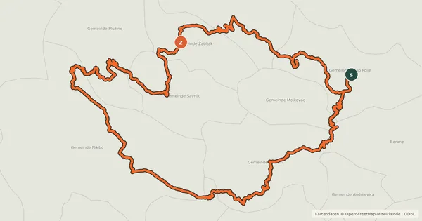 Kartenübersicht der Radroute Top Biking Trail 2 - NORTH DISCOVERIES