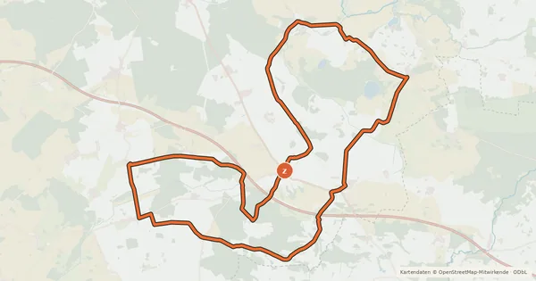 Kartenübersicht der Radroute Tour 23
