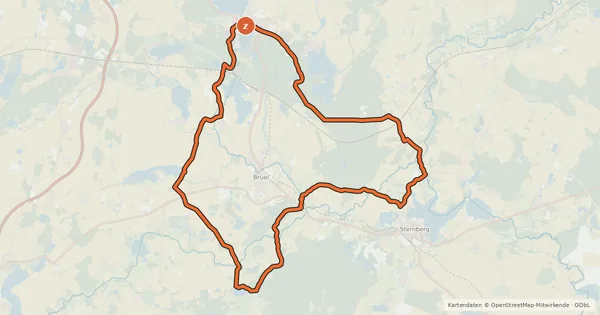 Kartenübersicht der Radroute Tour 31