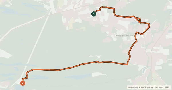 Kartenübersicht der Radroute Tour 4