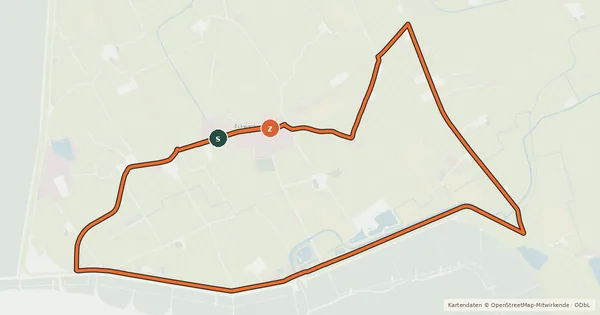 Kartenübersicht der Radroute Tour 4