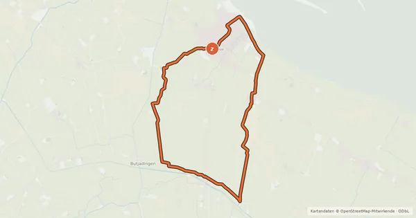 Kartenübersicht der Radroute Tour 5