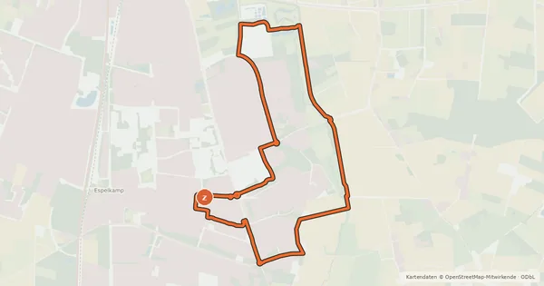 Kartenübersicht der Radroute Tour 6 "Stadt, Land, Fluss"