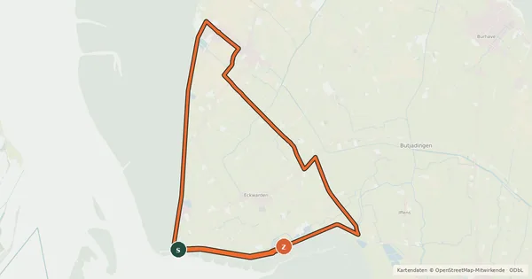 Kartenübersicht der Radroute Tour 7
