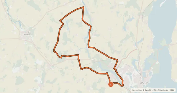Kartenübersicht der Radroute Tour 8