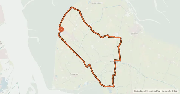 Kartenübersicht der Radroute Tour 8
