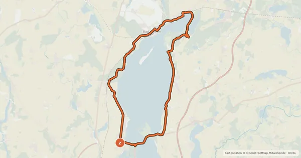 Kartenübersicht der Radroute Tour 9