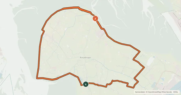 Kartenübersicht der Radroute Tour 9